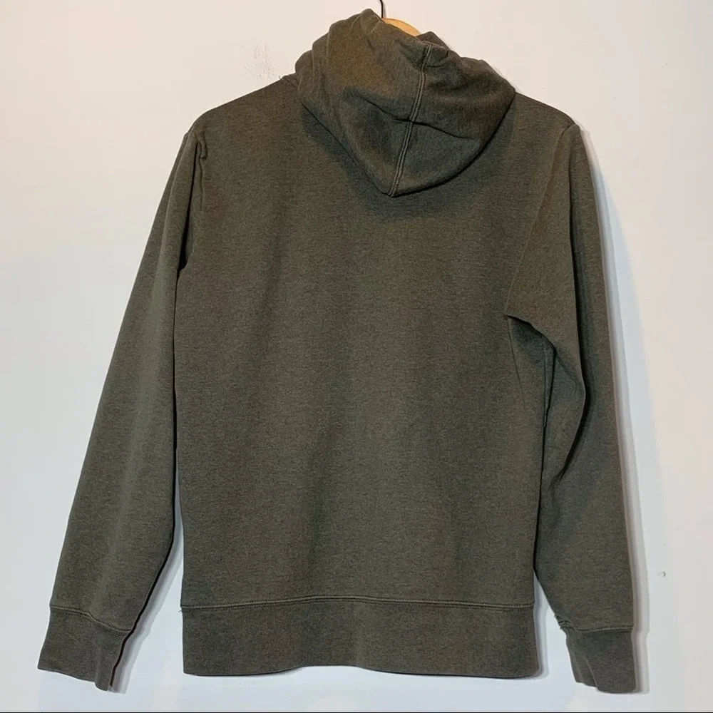 EUC The North Face Gray, Yellow and White Hooded‎ Sweatshirt Hoodie